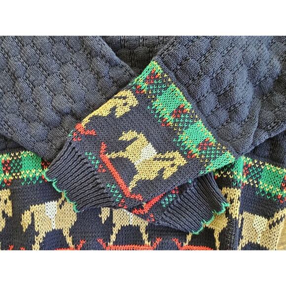 Worthington Vintage Rocking Horse Sweater Women’s Size S Made in USA - Picture 10 of 10